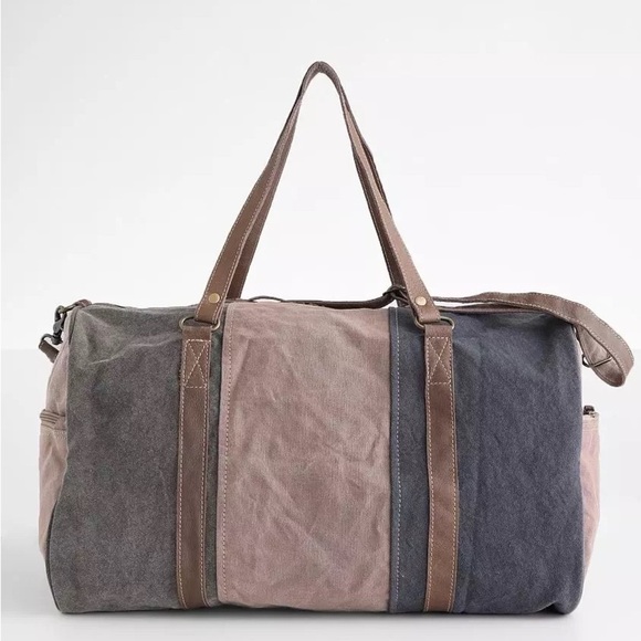 Myra Handbags & Accessories VINTAGE "USA" PRINT TRAVELLER BAG S-1001 8 19699 - Picture 4 of 6